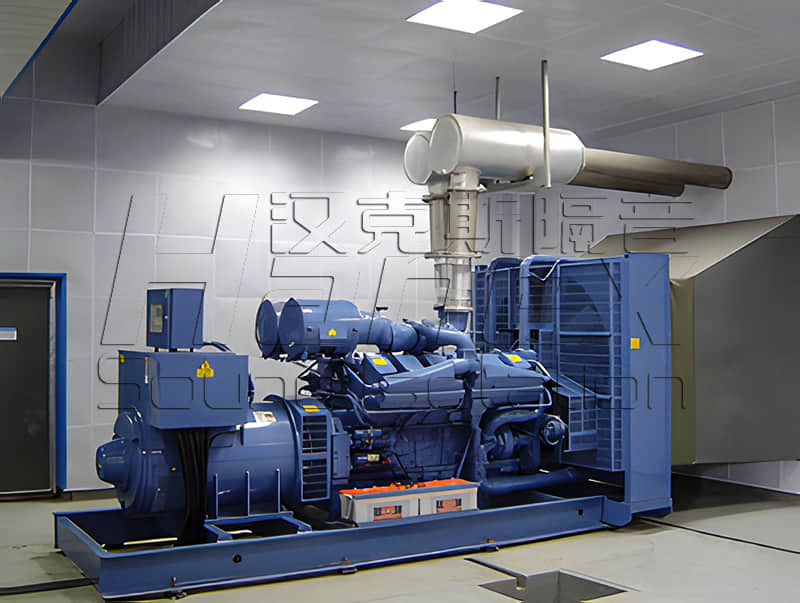 柴油發電機房隔音降噪現場實例