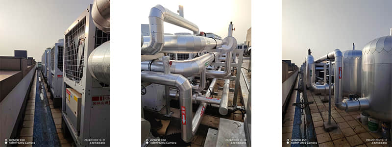 上海某屋面風冷熱泵降噪項目2 上海某屋面風冷熱泵降噪項目2